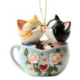 thumbnail image 1 of Gkeoshab Hangs Valentine's Day : Sweet Tea Cup Acrylic Charm Car /Backpack Adorable Accessory Home & Garden, 1 of 5