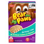 Bear Paws Cookies de gâteau d'anniversaire, Dare