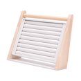 thumbnail image 3 of jinwen Rings Display Stand Tray Vertical Holder for Studs Jewelry Organizer Dresser White, 3 of 9
