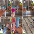 thumbnail image 3 of HEMNJUM Sidewalk Chalk Paint Brush Red/Bule Paint Brush Chalk Set, 3 of 6