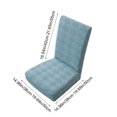 thumbnail image 3 of EGNMCR Home Decor, Room Decor, Wall Decor Elastic Dining Table Chair Cover Half Round Household Chair Cover Cushion Backrest One Universals Chair Flock Stools Cover Cover, 3 of 6