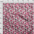 thumbnail image 3 of oneOone Cotton Poplin Pink Fabric Abstracts Craft Projects Decor Fabric Printed By The Yard 56 Inch Wide, 3 of 5