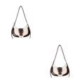 thumbnail image 2 of Ruiboury Convenient And Practical Ladies Underarm Bags For Busy Women Large Capacity brown 2Set, 2 of 6