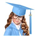 thumbnail image 2 of MIASHUI Kids Kindergarten Graduation Caps with Tassel Preschool Uniform Accessories,Blue,S, 2 of 4