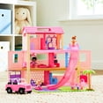 thumbnail image 3 of Kid Connection Pool Party Doll House with Lights and Sounds, 44 Pieces, Toddler Toys, 3 of 7