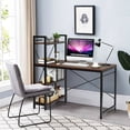 thumbnail image 4 of Gymax 47.5'' Computer Desk Writing Desk Study Table Workstation With 4-Tier Shelves, 4 of 10