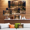 thumbnail image 3 of Road in Dark Wooded Forest - Modern Forest Canvas Art, 3 of 4