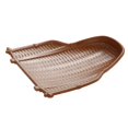 thumbnail image 2 of GUOOL Vintage Melamine Knitting Plate Straw Container Kitchen Fruit Tray Multi Brown Brown 30cm, 2 of 6