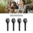 thumbnail image 3 of 4Pcs Violin Tuning Peg, Portable Fine Appearance Wood Violin Peg Replacement Black, 3 of 8