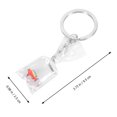 thumbnail image 4 of KAKOWELY Resin Key Chain Tropical Fish Pendant Key Ring Fish Water Bag Charm Bag Decor,3.15"X0.79"X0.39", 4 of 5
