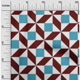 thumbnail image 1 of oneOone Polyester Lycra Fabric Triangle|Parallelogram & Square Geometric Decor Fabric Printed BTY 56 Inch Wide, 1 of 4
