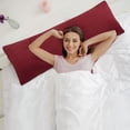 thumbnail image 3 of Unique Bargains Silky-Soft Pillowcase Microfiber Body Pillow Case Cover with Envelope Closure, 3 of 9
