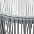 thumbnail image 2 of vidaXL Ensemble Bistro 3 Pcs avec Coussins en Rotin PE Anthracite, 2 of 5