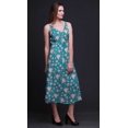 thumbnail image 5 of Bimba Robe de Plage Bohème Sans Manches Midi à Bretelles Imprimée Florale pour Femme - Xxx-Grand, 5 of 5