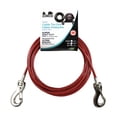 thumbnail image 1 of Zinco - Extra-strong 30' cable tie-out for medium dogs, Red, 1 of 1