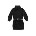 thumbnail image 1 of Kmbangi Robe Tricotée pour Enfants, Jupe à Col Montant avec Ceinture, 1 of 6