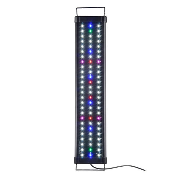 23.6 inch LED Aquarium Light, Fish Tank Light with Extendable Brackets, Adjustable Brightness, Timing Setting