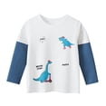 thumbnail image 1 of KYAIGUO T-Shirt à Manches Longues pour Bébés Garçons 1-9 Ans T-Shirt Décontracté pour Enfants Printemps Automne Dessin Animé Col Rond, 1 of 9
