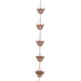 thumbnail image 2 of pitrice 3.3ft Rain Chain Outside Villas, Courtyards B Chains Style Gutters Catcher Rainwater Style A, 2 of 5