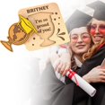 thumbnail image 4 of 3D Wooden Graduation Card Set Cut Class Of 2025 Keepsake With Decor Plaque & Box For (Natural Birch Plywood), 4 of 8