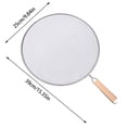 thumbnail image 3 of Hearth & Gear Frying Pan Splatter Guard | Splatter Screen For Frying Pan | Mesh Splatter Guard Kitchen Frying Pan Oil Proof Cover For Frying Pan 1pc Silicone Baking Mat Bakeware Organizer Vertical, 3 of 4