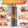 thumbnail image 3 of Langgg Portable blender for milkshakes and smoothies USB charging ounce mini blender, 3 of 9