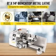 thumbnail image 2 of VEVOR Mini Metal Lathe 8"x14" Metalworking Machine Variable Speed 2250 RPM 600W, 2 of 9