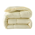 thumbnail image 2 of Meitianfacai Quilt Comforter, Bed Quilt Large - Quilted All Season Down Quilt With White Lightweight Quilt Angled Label - Machine Washable Large 59x 79 Inches,Beige, 2 of 6