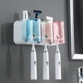 thumbnail image 2 of Birdeem Toothbrush Cup Holder Set for Bathrooms Toothbrush Holder Wall Mounted with Cup Dispenser with Toothbrush Cup Tray Bathroom Toothbrush Toothpaste Dispenser, 2 of 12