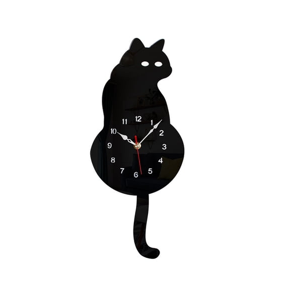 EGNMCR Alarm Clocks for Bedrooms, Clocks for Living Room Wall Clock, Living Room, Household Clock, Tail Clock, Wall Decoration, Quartz Clock wall clock