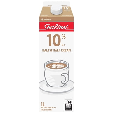 Sealtest 10 % Crème à Café Moitié-Moitié 1L