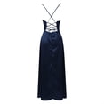 thumbnail image 4 of Puawkoer Robe Formelle pour Femmes Robe à Manches Longues pour Femmes Invitée de Mariage Longue Robe pour Fête Femmes Col en V Robes Ajourées pour Invitée de Mariage plusomen Automne Robes pour Femmes Design Formel, 4 of 5