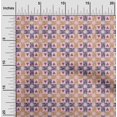 thumbnail image 1 of oneOone Georgette Viscose Tissu Check & Triangle Ikat Tissu à Coudre Imprimé BTY 42 Pouces de Large, 1 of 1