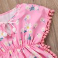 thumbnail image 3 of Kmbangi Robe de Plage pour Bébé Filles Imprimé Floral avec Pompons Maillot de Bain Couverture, 3 of 6