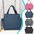 thumbnail image 1 of Kadlawus 3Pcs Insulated Lunch Bag For Office Thermal Lunch Box Leak Proof Container For Meals Snacks Drinks Reusable Food Storage Bag For Adults Work Picnic Portable Easy Clean Design, 1 of 9