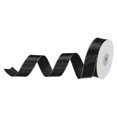 thumbnail image 1 of Unique Bargains 1 Inch 25 Yard Wide Satin Ribbon with Gold Edges Grosgrain Fabric Ribbon for Gift Wrapping, Black, 1 of 7
