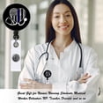 thumbnail image 4 of Nurse Badge Buckle Love Stethoscope Easy-To-Pull Buckle Retractable Badge Easy-To-Pull Certificate Buckle, 4 of 9
