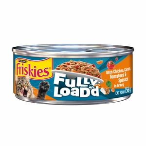 Friskies Poulet complet dans la sauce, aliments pour chats mouillés, 156 g