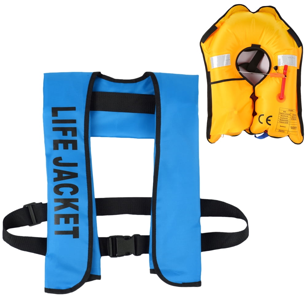 Inflatable Life Jacket Adult Life Vest Water Sports Swimming Fishing Survival Jacket