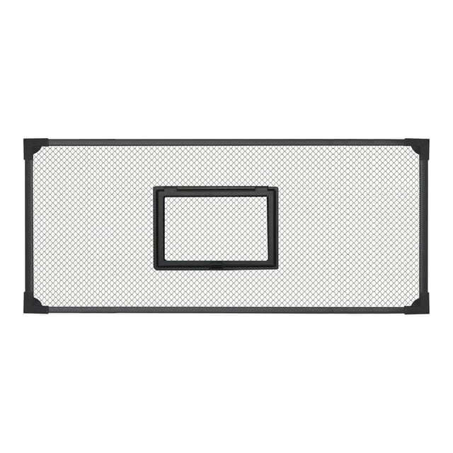 Milaget Fish Tank Cover Self Assembly Anti Jump Net Magnetic Black Mesh 100x40cm