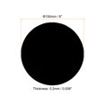 thumbnail image 2 of Unique Bargains 6' Round Floor Sticker Classroom Spot Marker Adhesive Waterproof Vinyl Line Up Sign Black 30 Pack, 2 of 7