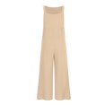 thumbnail image 4 of cfhntfmh Overalls for Women with Pockets Sleeveless Adjustable Strap Jumpsuit Loose Wide Leg Long Pants Rompers, 4 of 5