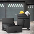 thumbnail image 4 of Ironmax 6-Drawer Rolling Tool Chest 3-in-1 Heavy-Duty Storage Cabinet with Universal Wheels Black, 4 of 10
