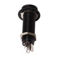 thumbnail image 3 of Electric Guitar Jack, Guitar Output Jack Standard Thread Straight Cylinder Glossy Finish   For Musical Instruments Gold,Black,Silver, Black, 3 of 8