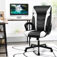 thumbnail image 3 of Patiojoy Office Chair Ergonomic Desks Chair Swivel Computer Chair w/Armrests White, 3 of 10