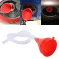 thumbnail image 1 of Yctze Plastic Filling Funnel, Universal Vehicle Plastic Filling Funnel With Soft Pipe  Pour Oil Tool Petrol Diesel, 1 of 8