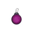 thumbnail image 2 of Dexas International Plat pour Animaux PW2004322405 une Tasse de Voyage Pliable; Fuchsia, 2 of 3