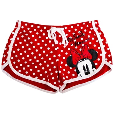 Minnie Mouse Shorts Rouges à Pois pour Femmes-Petit