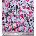 thumbnail image 1 of Soimoi Poly Georgette Fabric Animal Skin Texture Printed Fabric 1 Yard 42 Inch Wide, 1 of 3