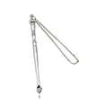 thumbnail image 3 of Langgg Yad Torah Pointer Reading Tool Hand Top Bible Pointer Pointer Silver Yad Onion Assistant Hand Silver Onion Top Length 17cm, 3 of 6